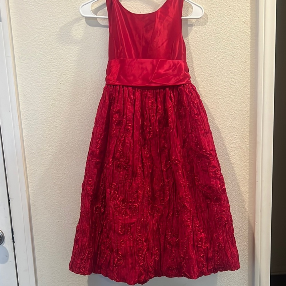 Cinderella Red Halter Sleeveless A-line Dress